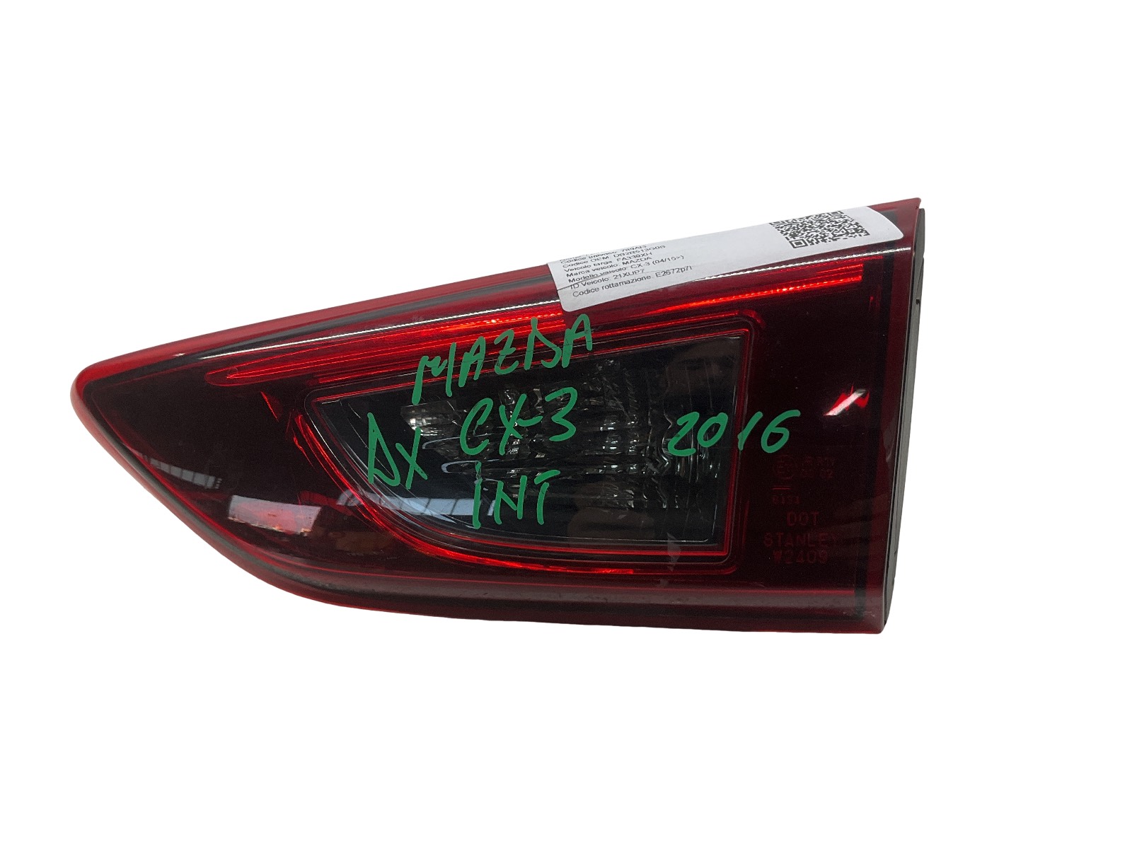 Fanale Post. Parte Int. Destro (Stanley Mazda) DB2R513G0B DB3D513F0C Usato