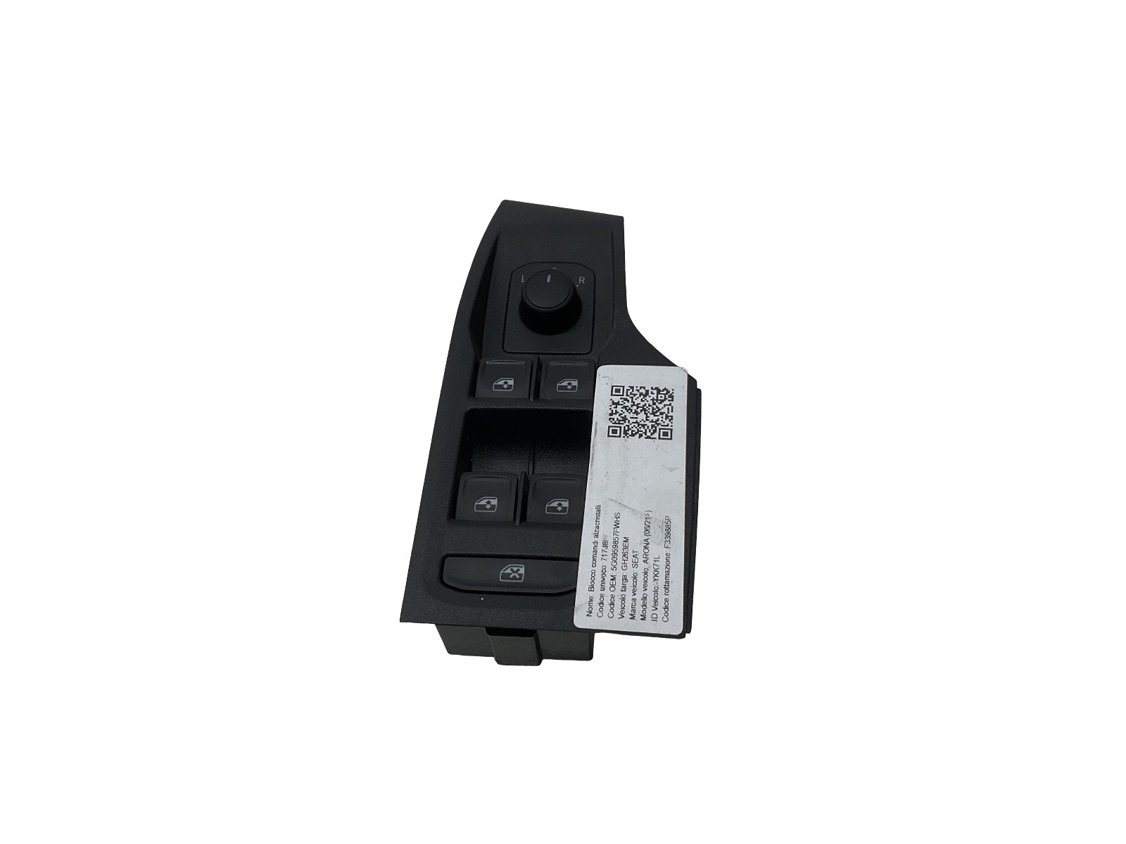 Blocco Comandi Alzacristalli (Seat Vw Ag) 5G0959857FWHS 5G0959858FWHS Usato