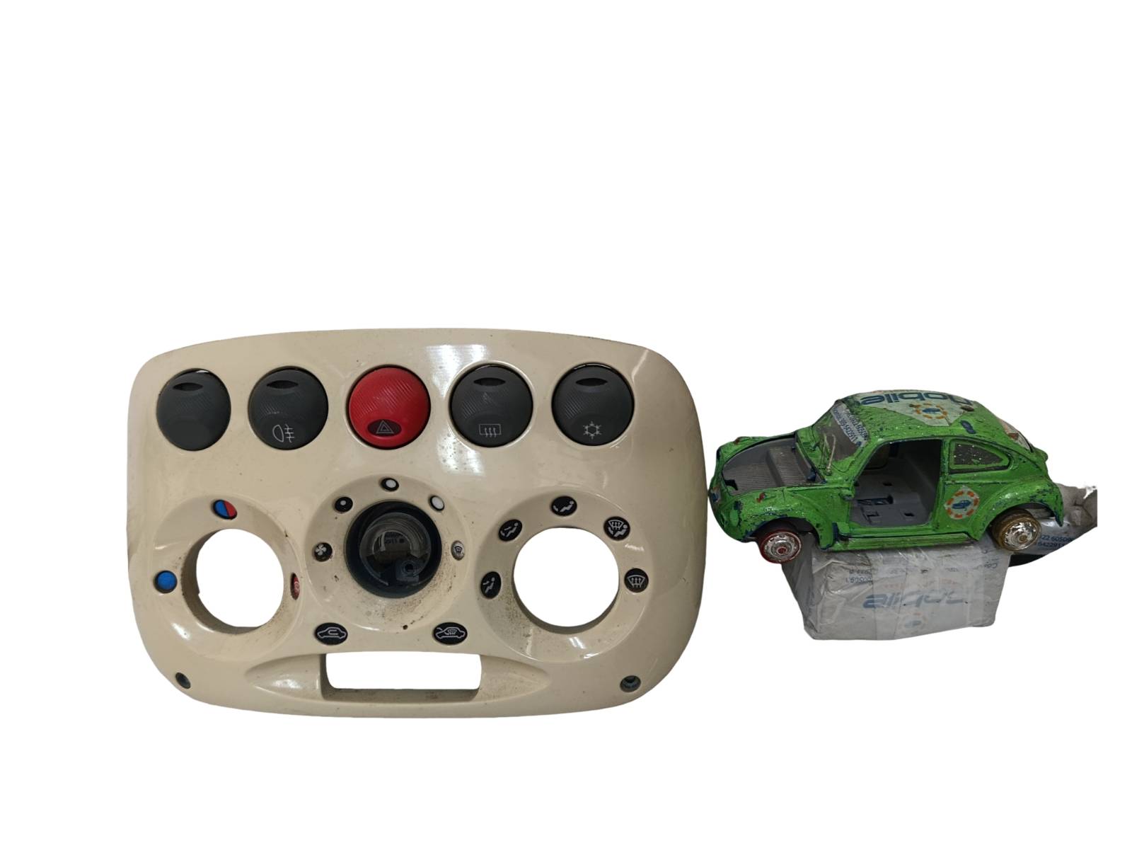 Mascherina Portastrumenti Centr. Cruscotto Fiat 600 (1E) (07/05>12/11<) 571244600 Usato