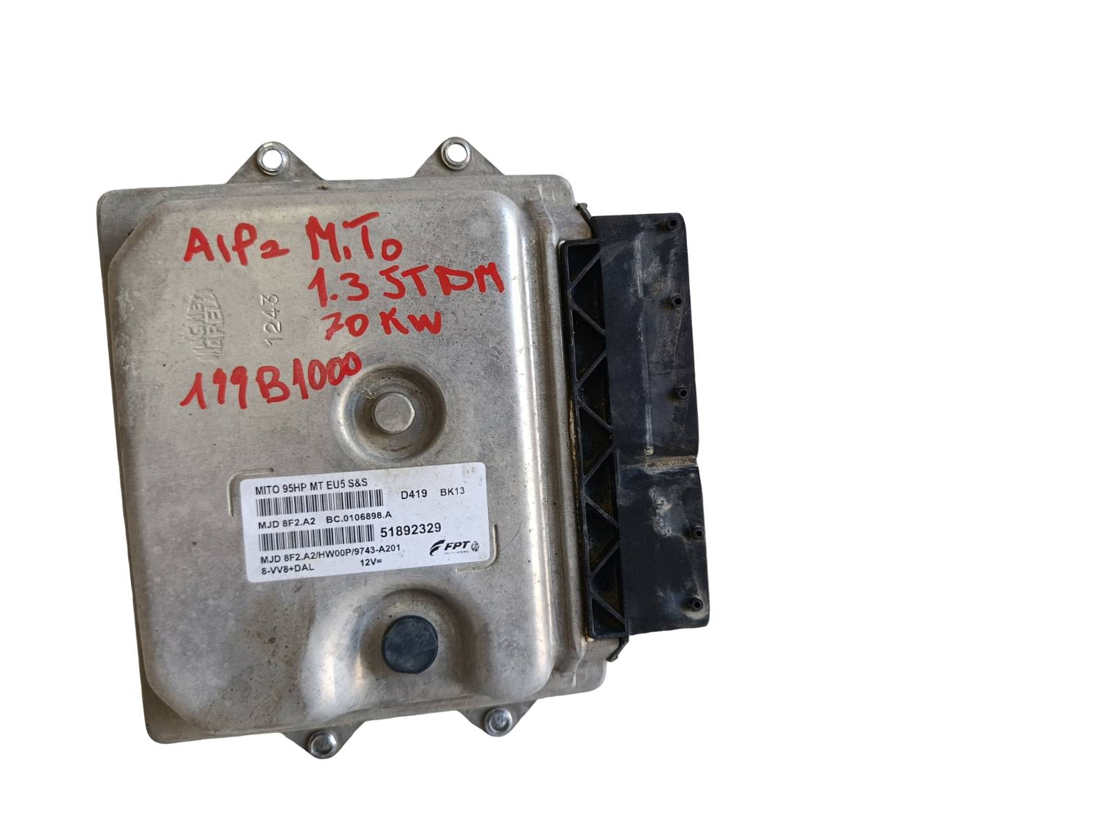 Centralina Iniezione (Magneti Marelli Magneti Marelli Fpt) 51892329 BC.0106898.A Usato