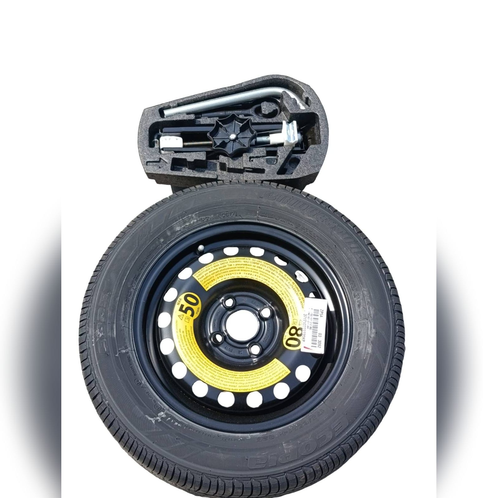 Kit Ruota Ruotino Di Scorta Volkswagen UP! (06/16>) /- /- Usato