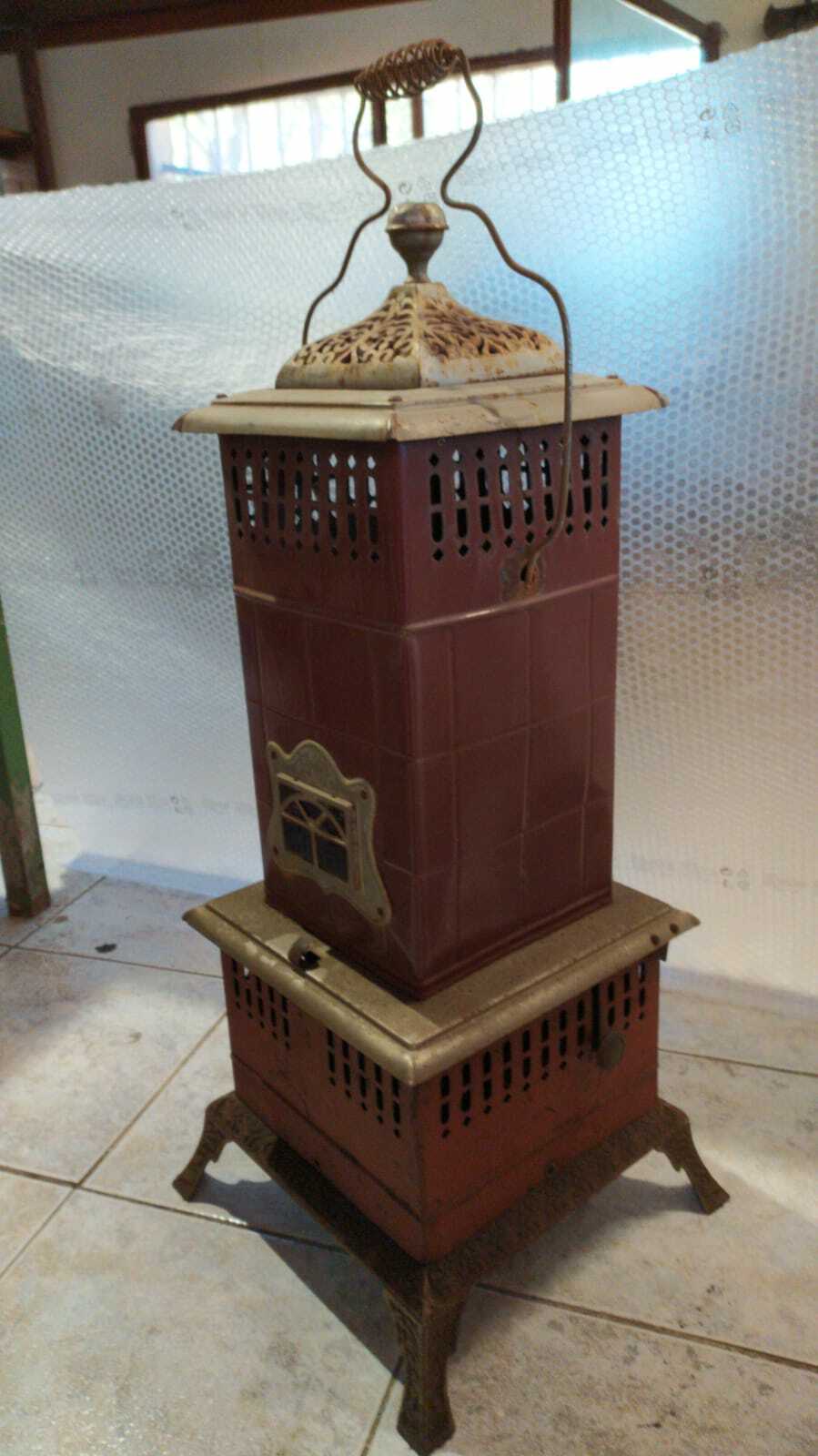 lanterna original haller vintage a petrolio - Immagine 1 di 7