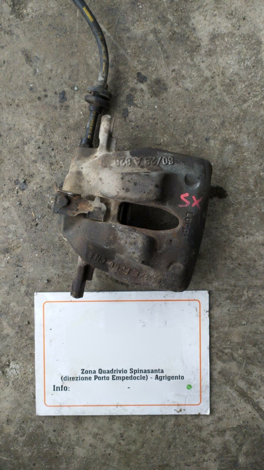 Pinza freno ant. Sinistro - Immagine 1 di 2