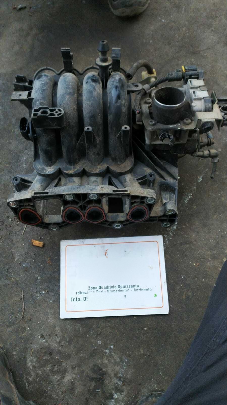 Collettore Aspirazione + Corpo Farfallato Fiat GRANDE PUNTO (2Y) (06/05>12/08<) Usato