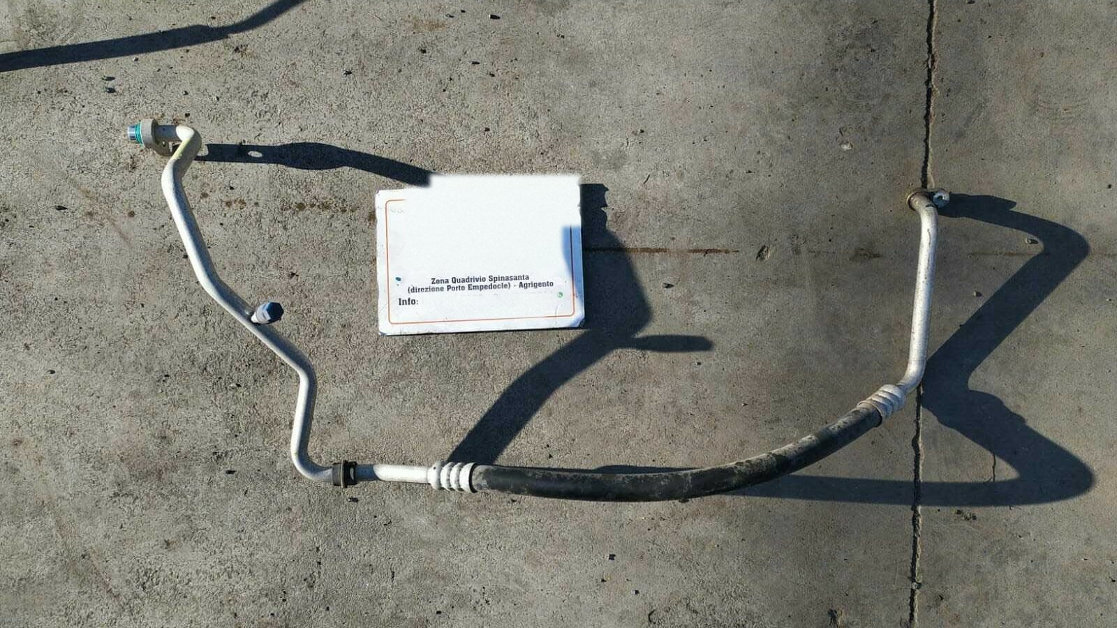 tubo aria condizionata clima a/c lungo - Immagine 1 di 2
