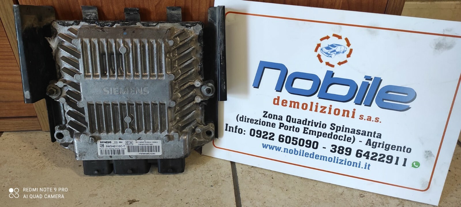 Centralina Iniezione (Siemens) 5WS40110CT Usato