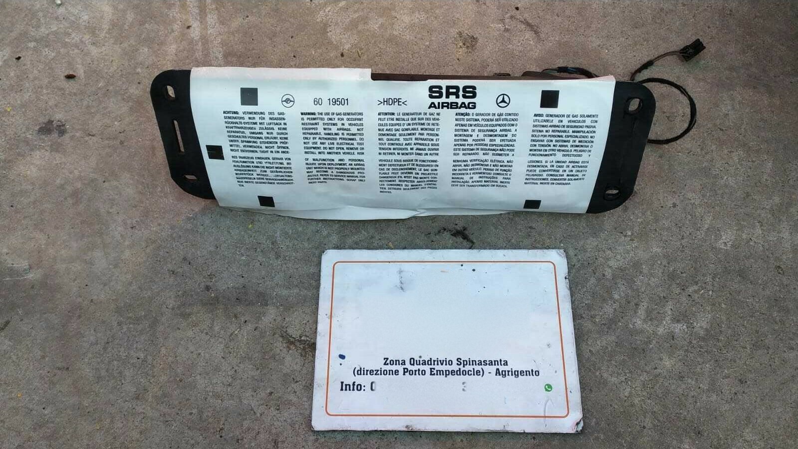 airbag anteriore destro - Immagine 1 di 3