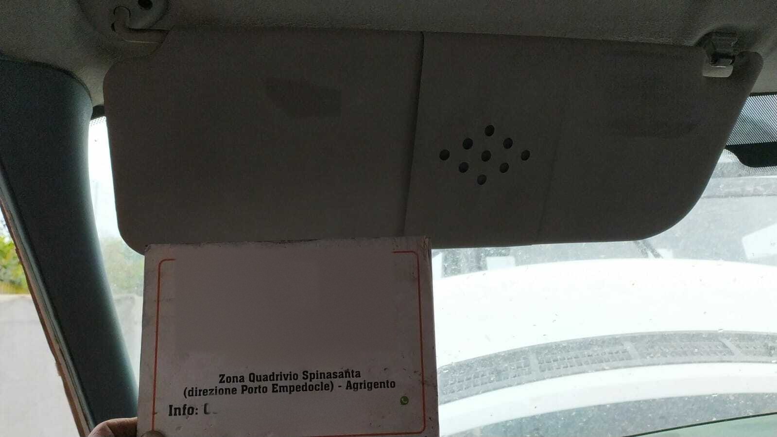 Aletta parasole parabrezza Sinistro - Immagine 1 di 2