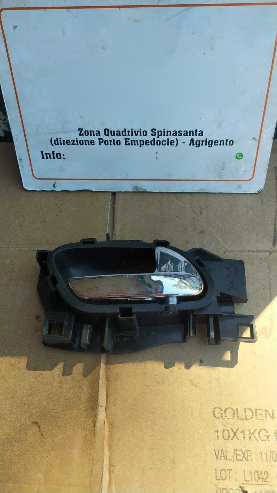 maniglia cromata interna anteriore destro - Immagine 1 di 2