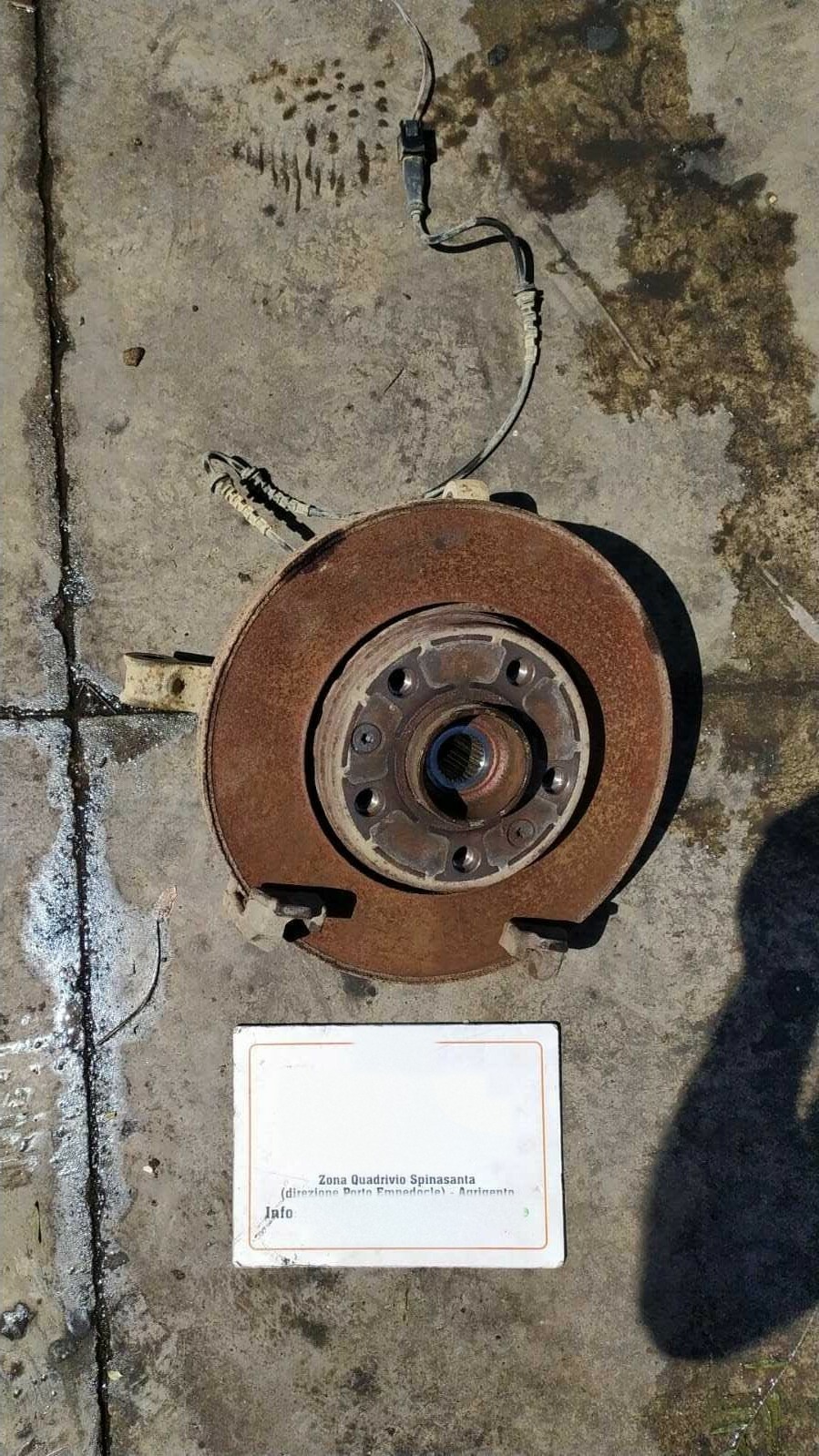 montante fusello mozzo anteriore sinistro - Immagine 1 di 2