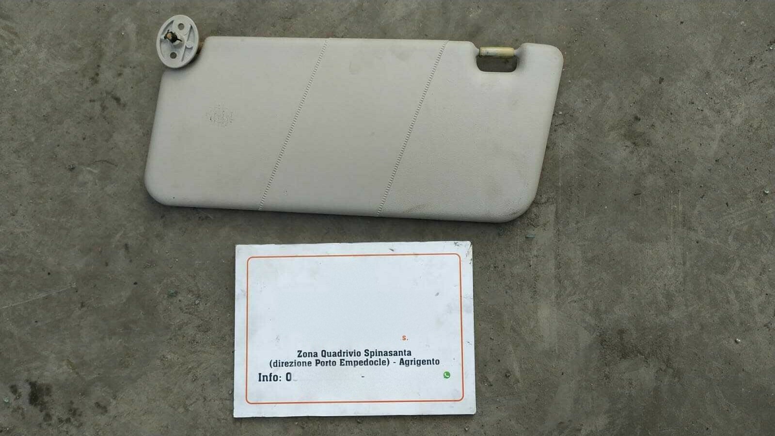 Aletta Parasole Parabrezza Sinistro (Rover) Usato