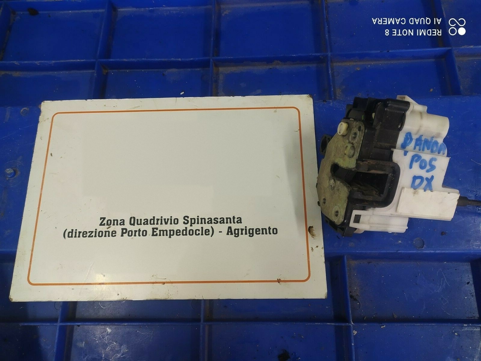 serratura chiusura c.zta porta post. destro - Immagine 1 di 3