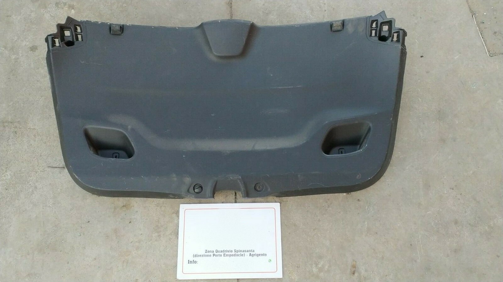 pannello rivestimento interno portellone baule posteriore - Immagine 1 di 3