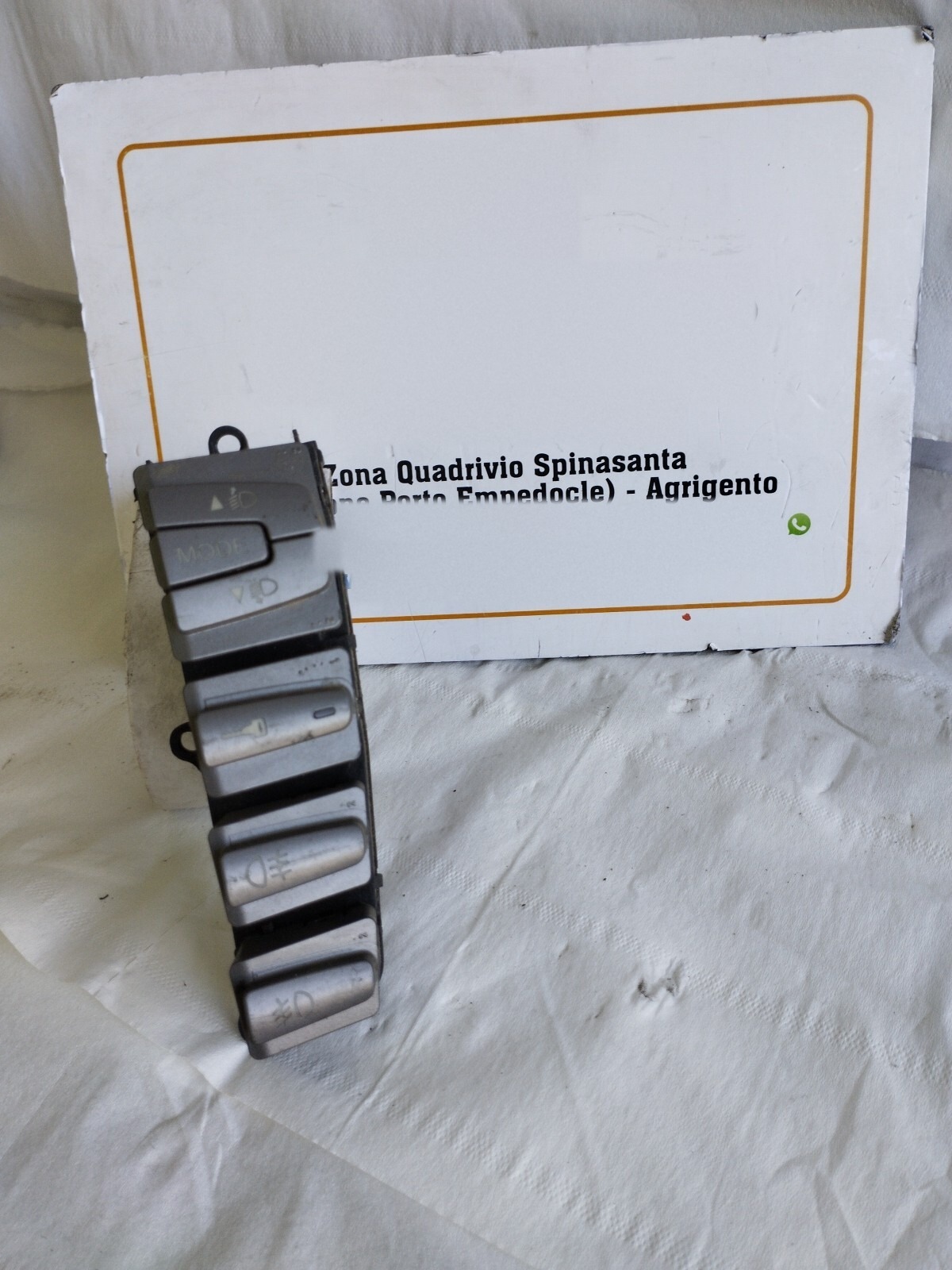 blocco comando regolazione luci fari chiusura - Immagine 1 di 6