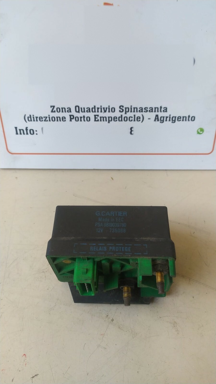 Relè preriscaldamento candelette - Immagine 1 di 3