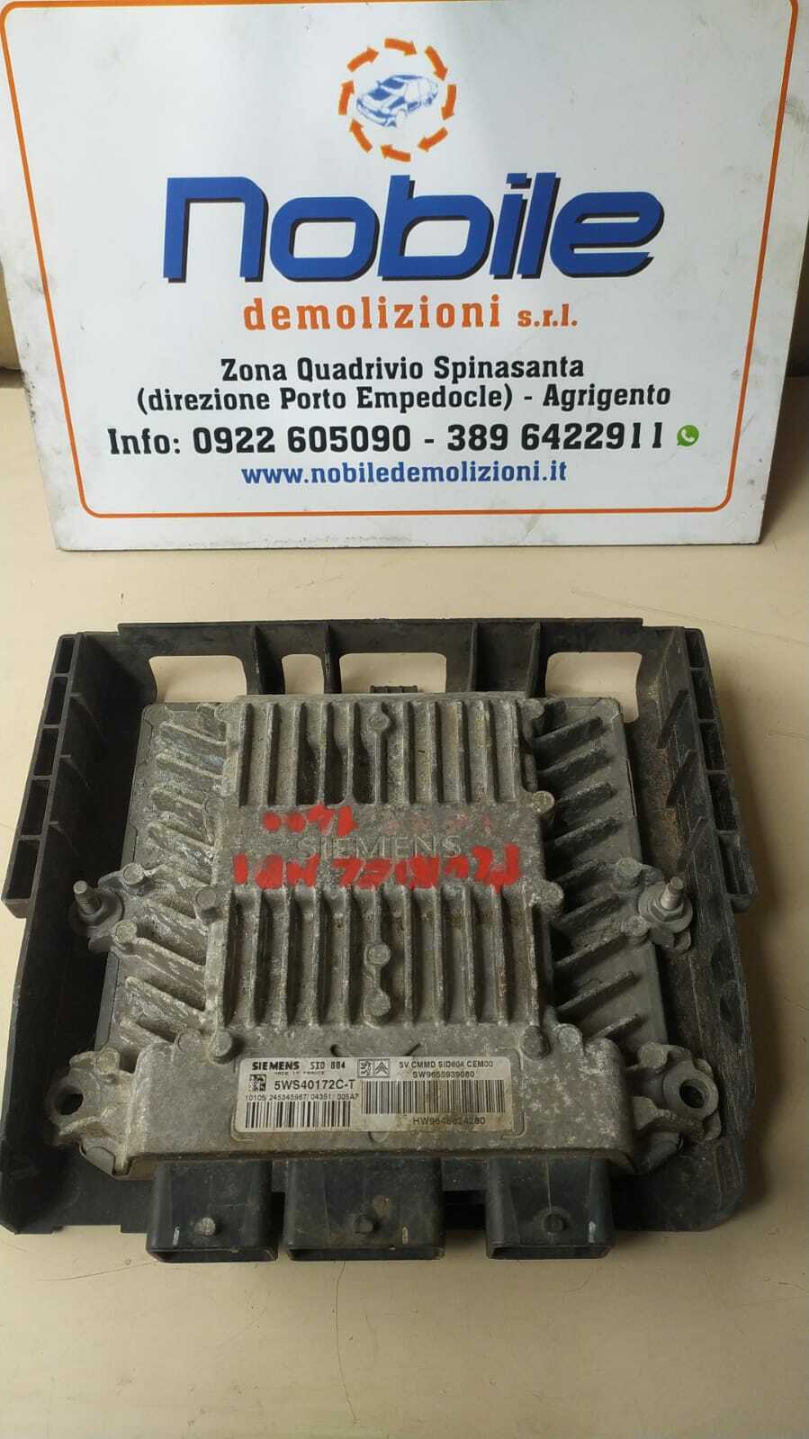 Centralina Iniezione (Citroen) 5WS40172CT Usato