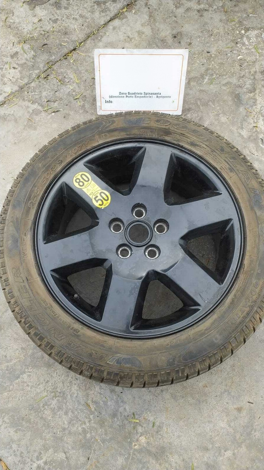 Ruota Ruotino Di Scorta Cerchio Raggio 19 R19 Land Rover RANGE ROVER SPORT (03/05>) RRP500020 RRP500020 Usato