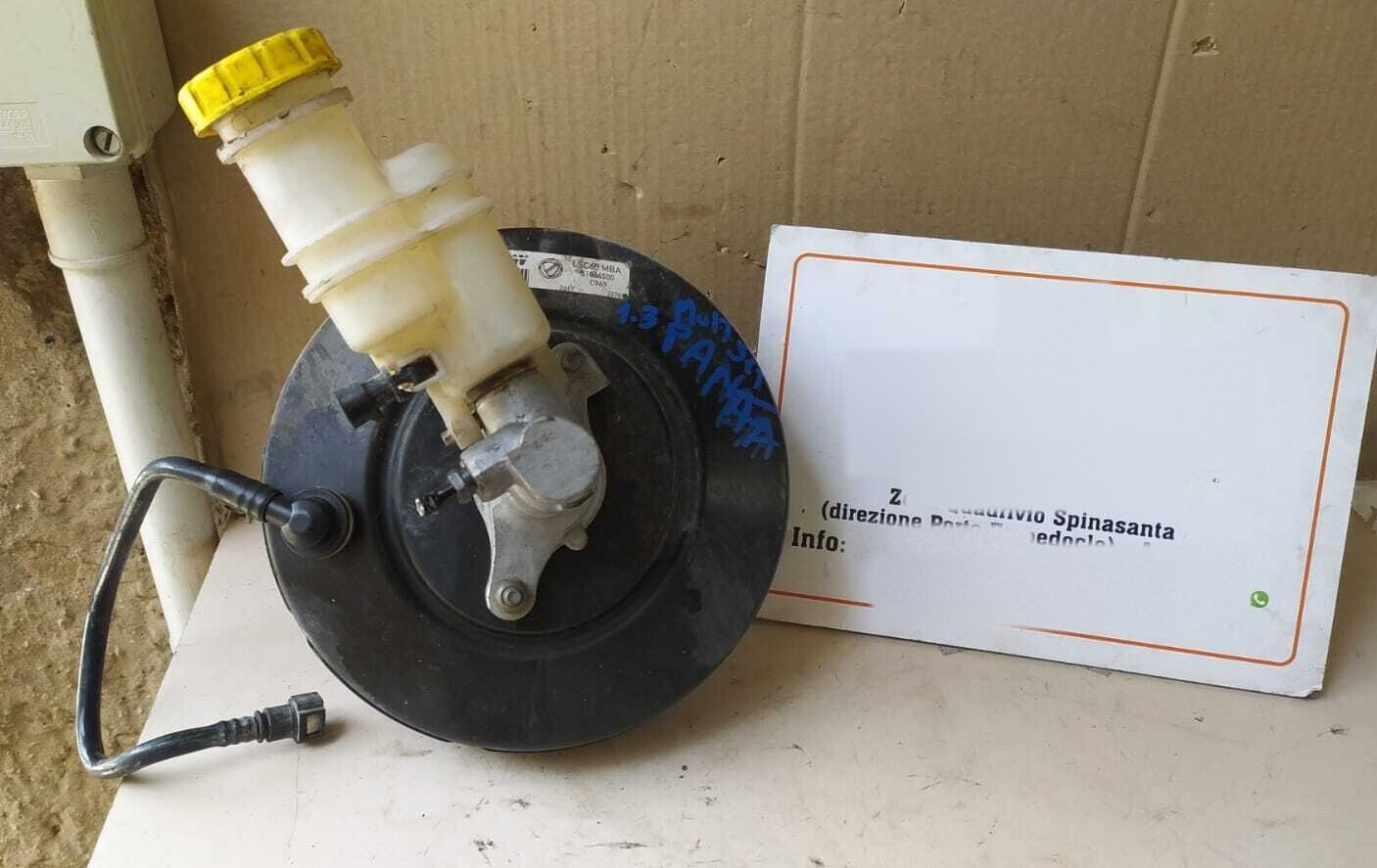 Servofreno Pompa Freno Con Vaschetta (Fiat) 51866500 Usato