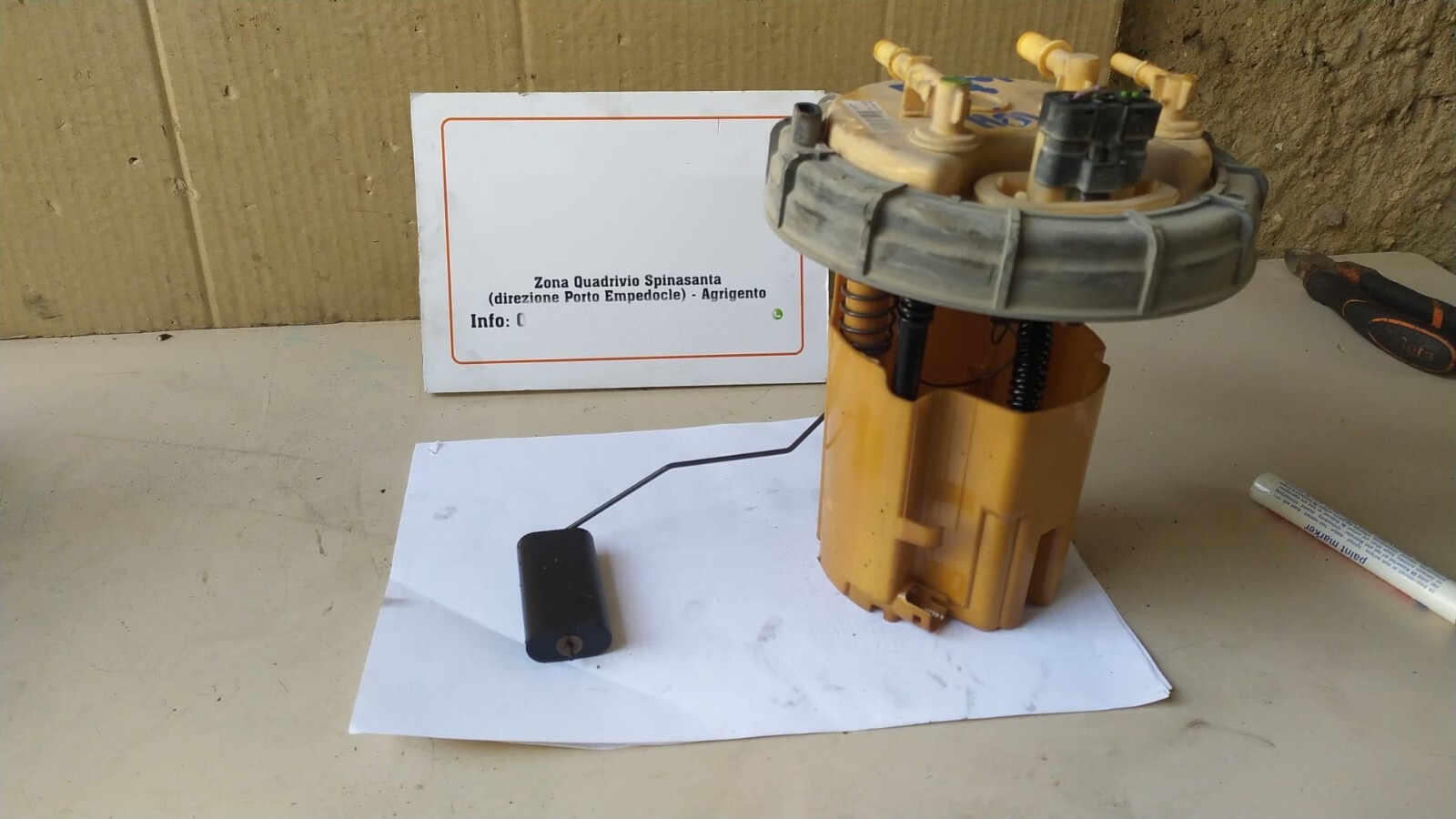 Pompa carburante c/trasduttore (galleggiante) - Immagine 1 di 4