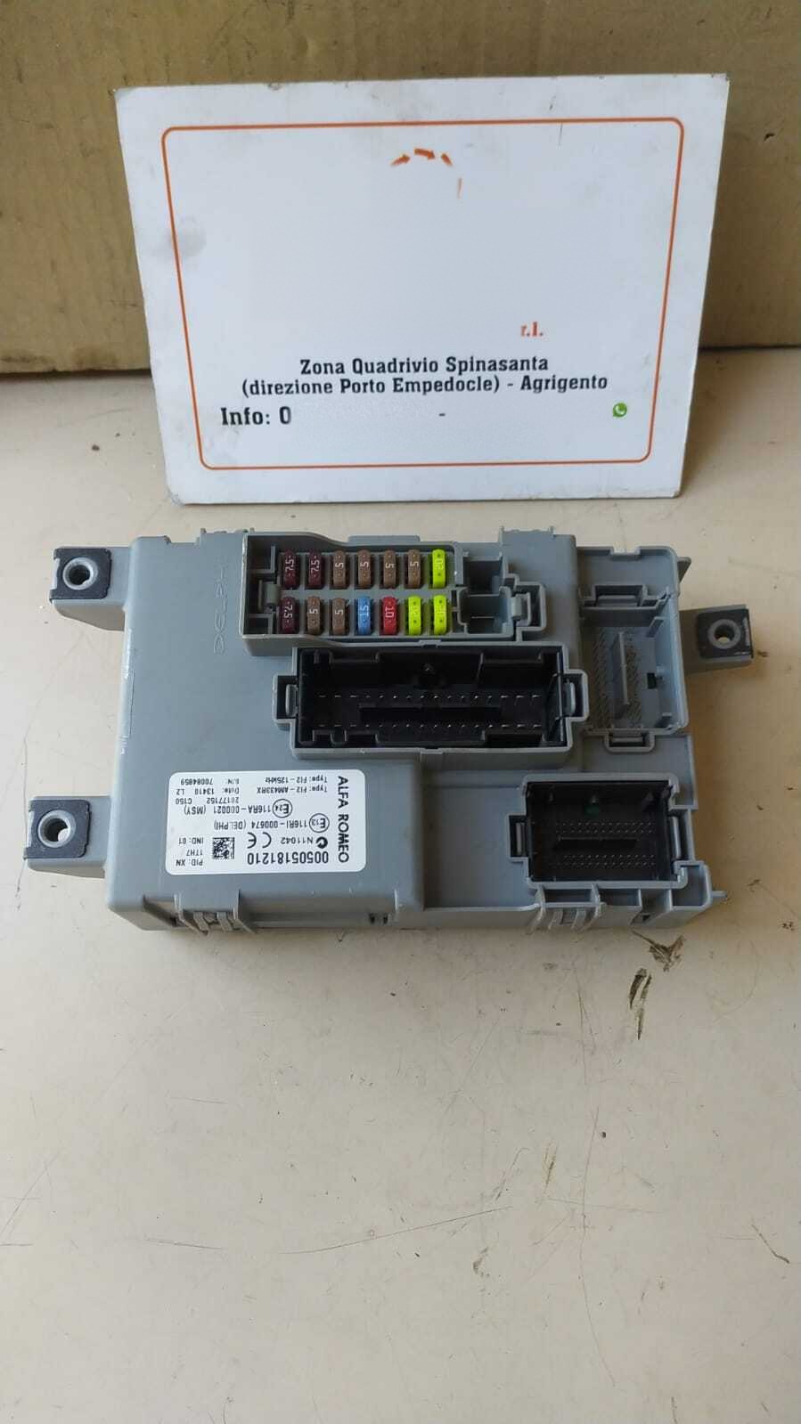 Body Computer (Alfa Romeo) 00505181210 Usato