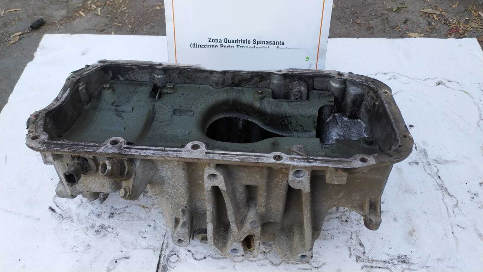 Coppa Olio Motore + Raccoglitore Olio (Alfa Romeo) 55194355 Usato