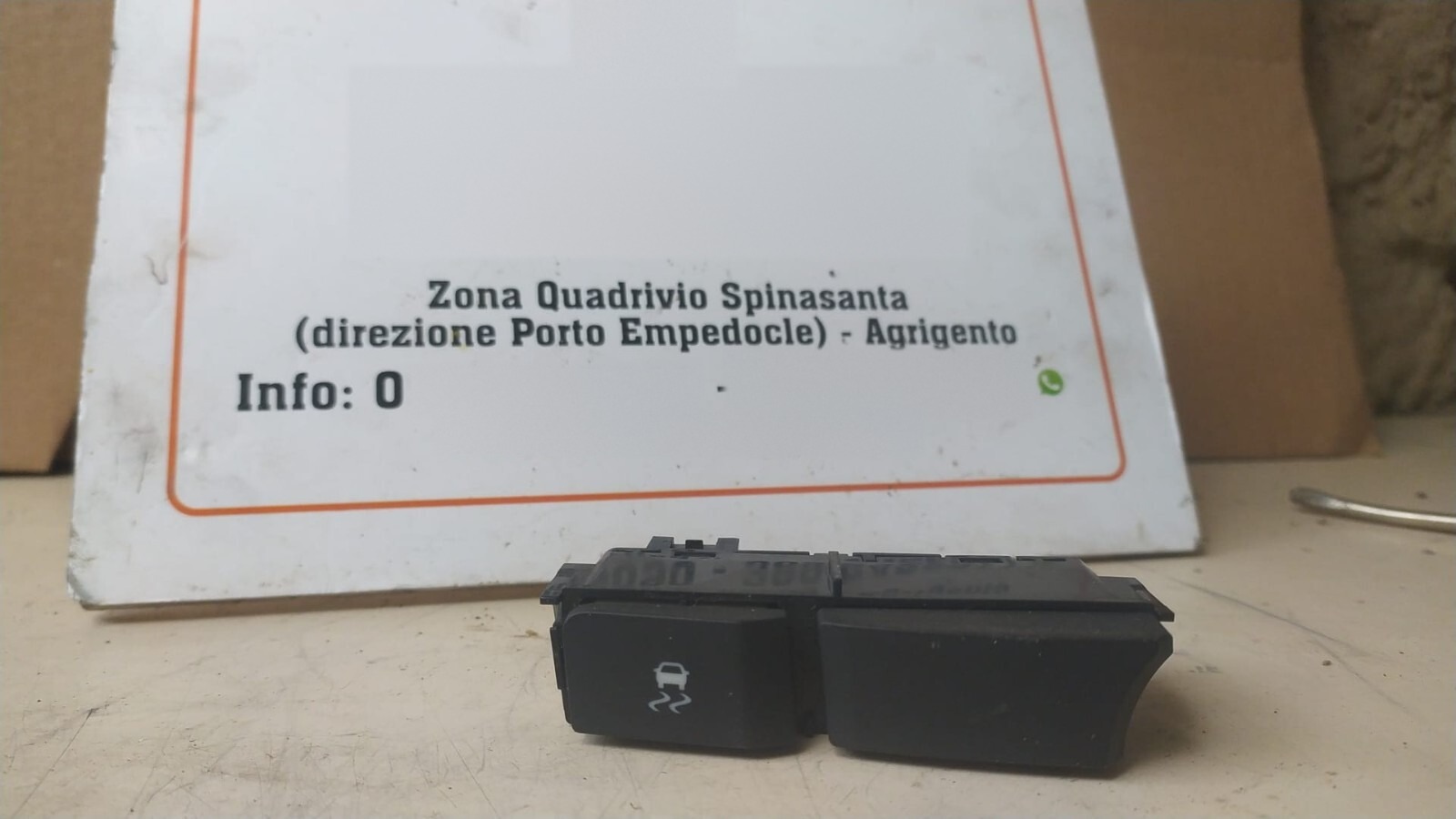 Interruttore/manopola Esp (Opel) 13288072 Usato