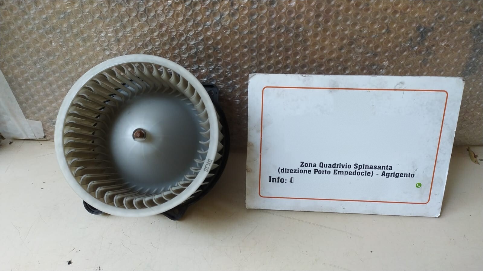 ventola abitacolo - Immagine 1 di 5