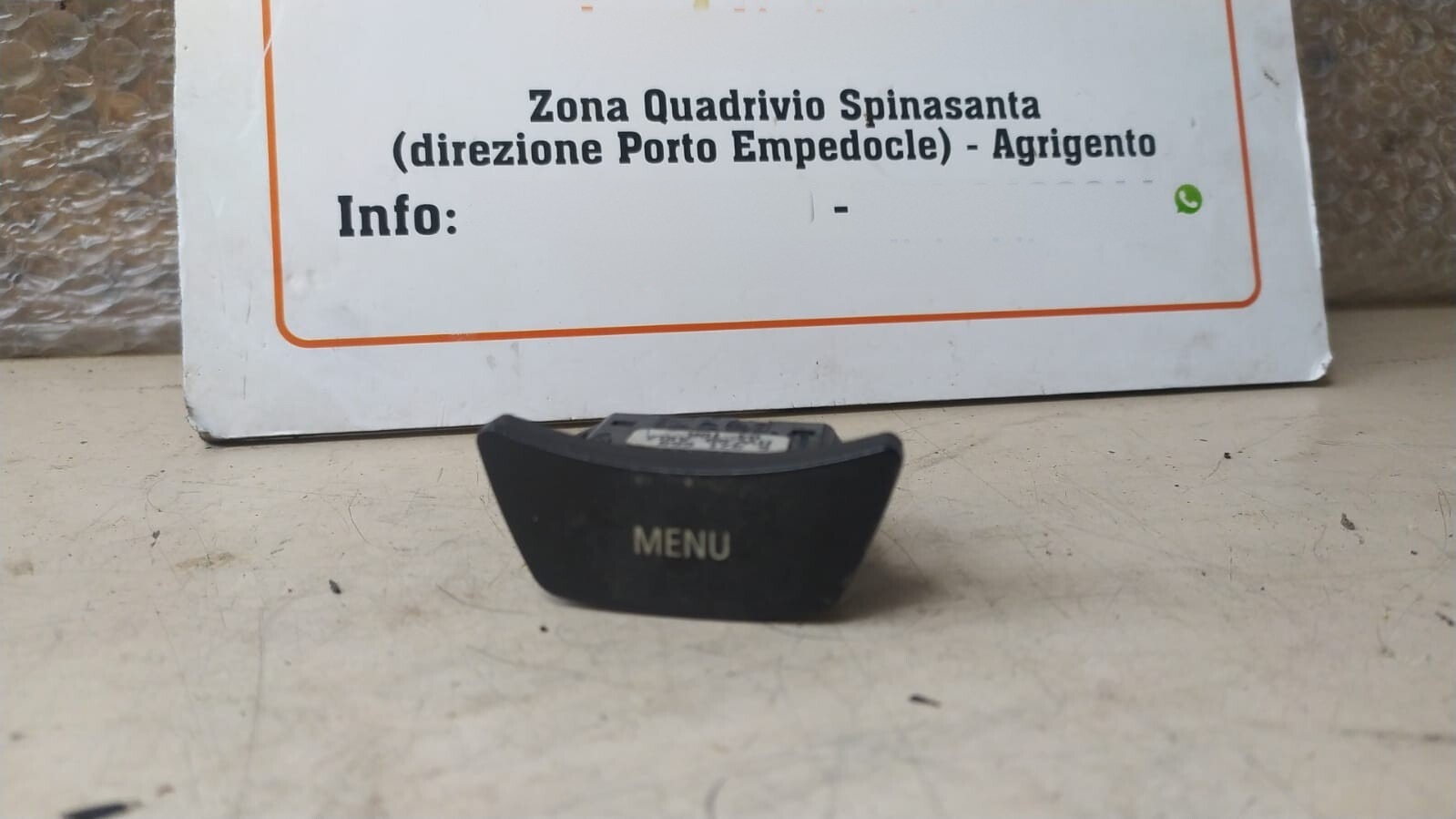 interruttore pulsante menu navigatore - Immagine 1 di 3
