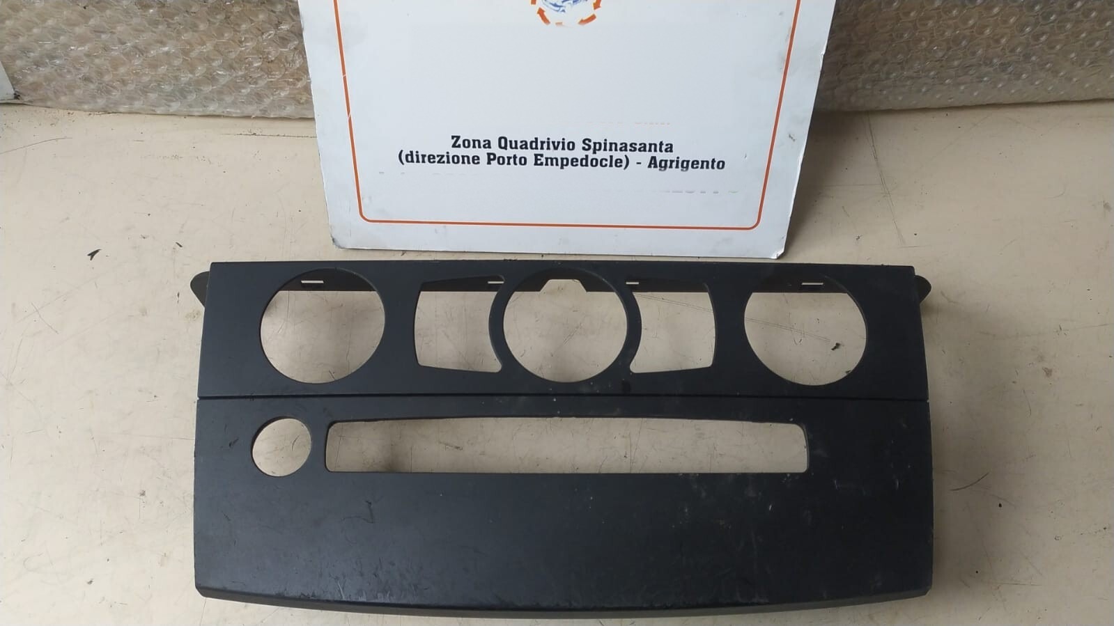 cornice mascherina rivestimento cruscotto comandi clima - Immagine 1 di 4