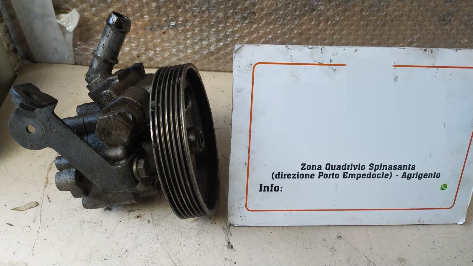 Pompa Servosterzo Citroen C5 (03/01<09/04<) 9656405380 9656405380 Usato
