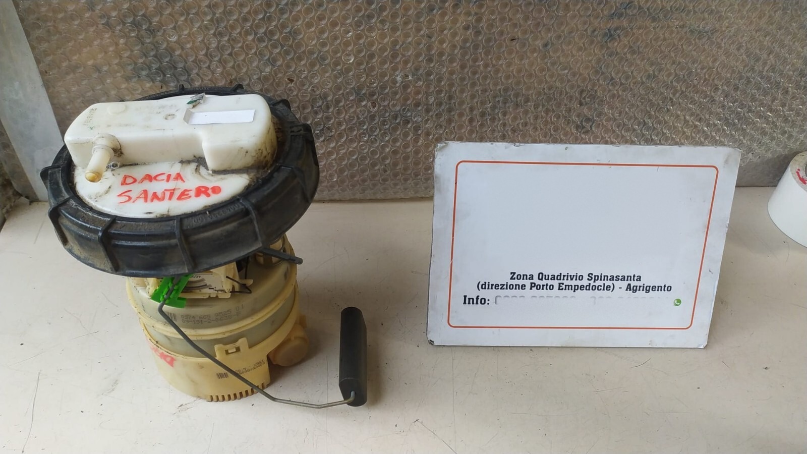 Pompa carburante c/trasduttore (galleggiante) - Immagine 1 di 5