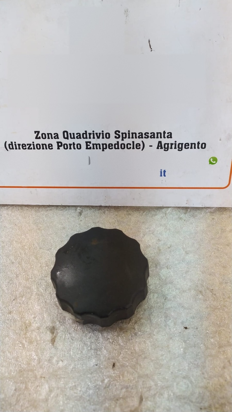 pomello regolazione schienale sedile ant. destro - Immagine 1 di 3