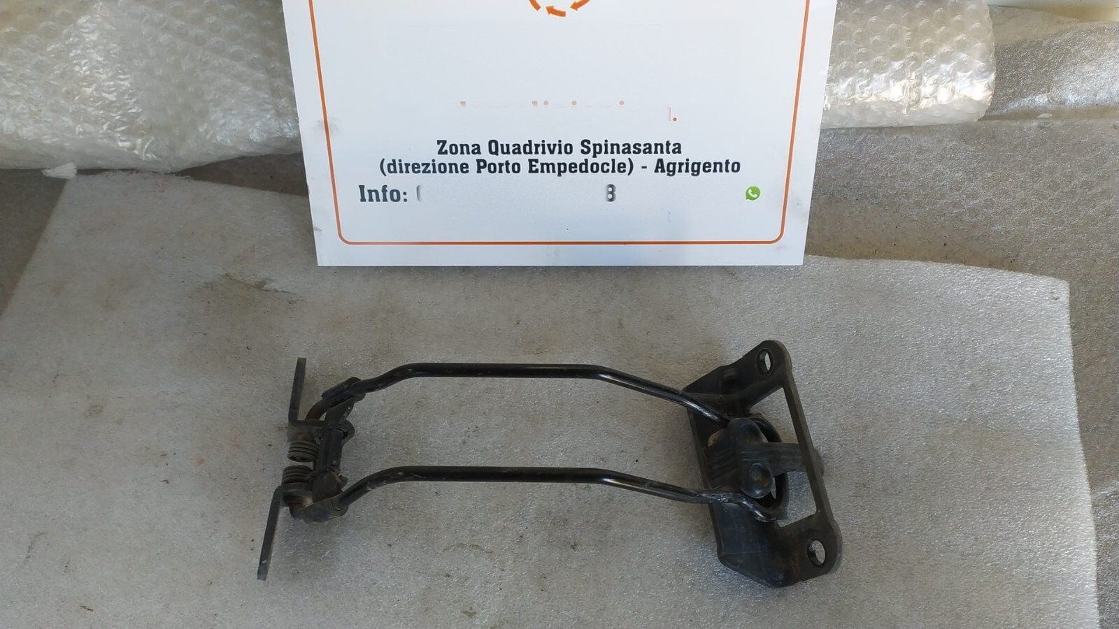 tirante fermo porta portellone posteriore cerniera - Immagine 1 di 4