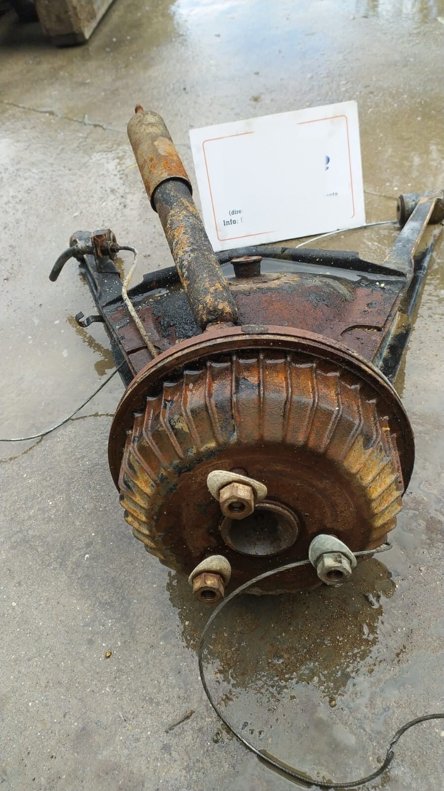 Mozzo Post. Sinistro Piaggio APE 601 Usato
