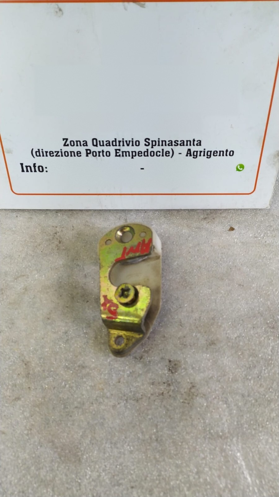 gancio serratura porta anteriore posteriore sinistro - Immagine 1 di 2