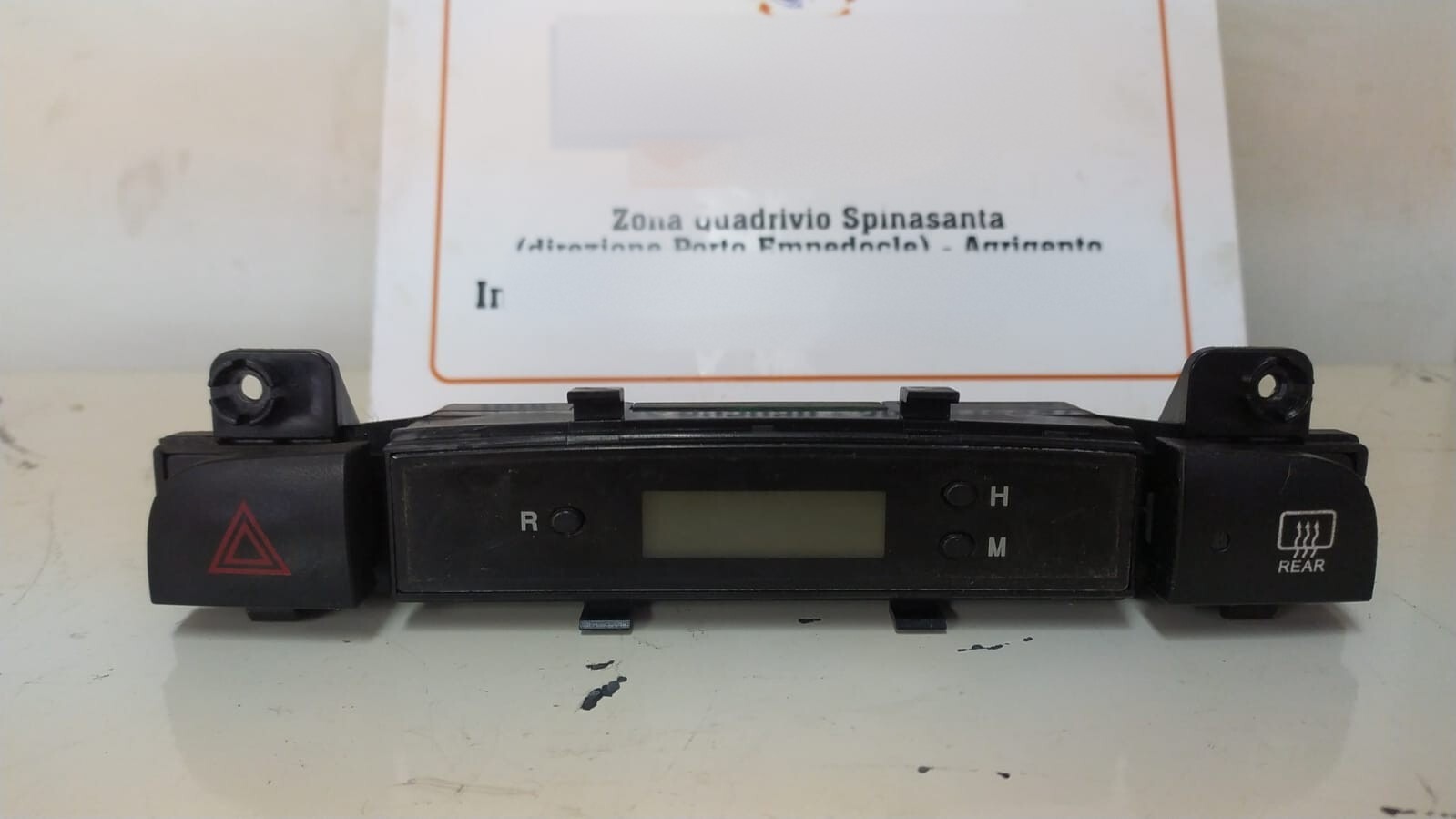 pulsantiera centrale display orologio quattro frecce - Immagine 1 di 4