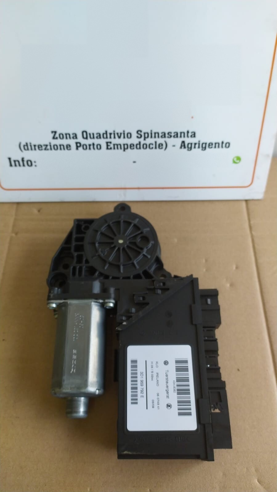 Motorino alzacristallo porta ant. Destro - Immagine 1 di 5
