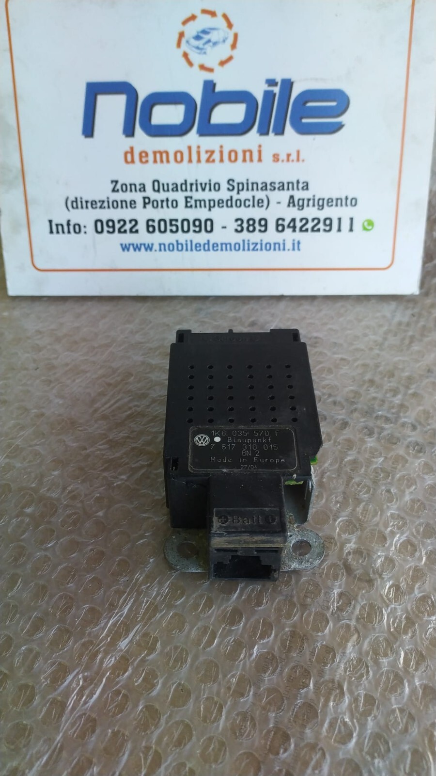 Centralina Antenna (Volkswagen) 1K6035570F Usato