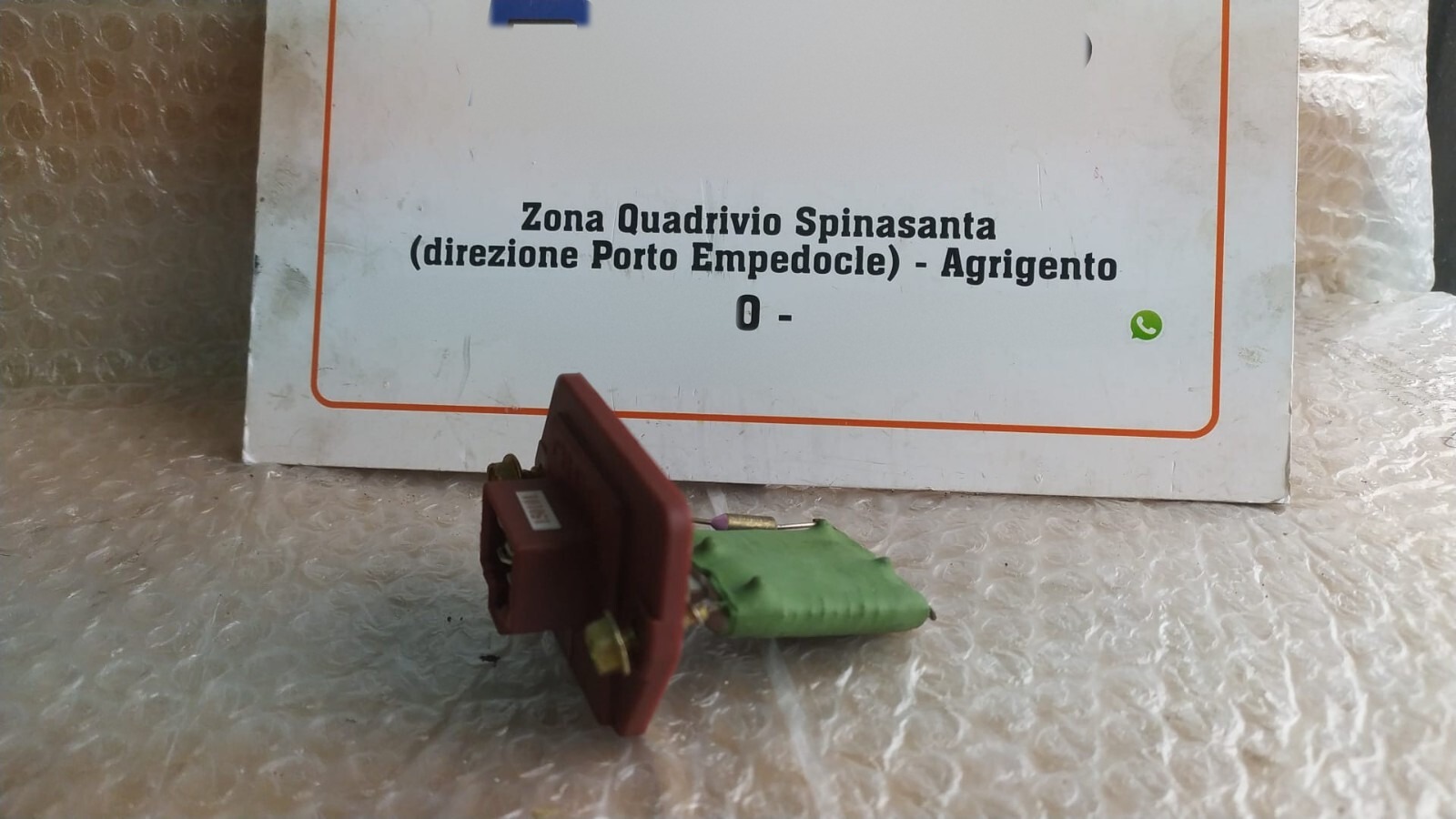 Resistenza motorino ventilazione abitacolo - Immagine 1 di 3