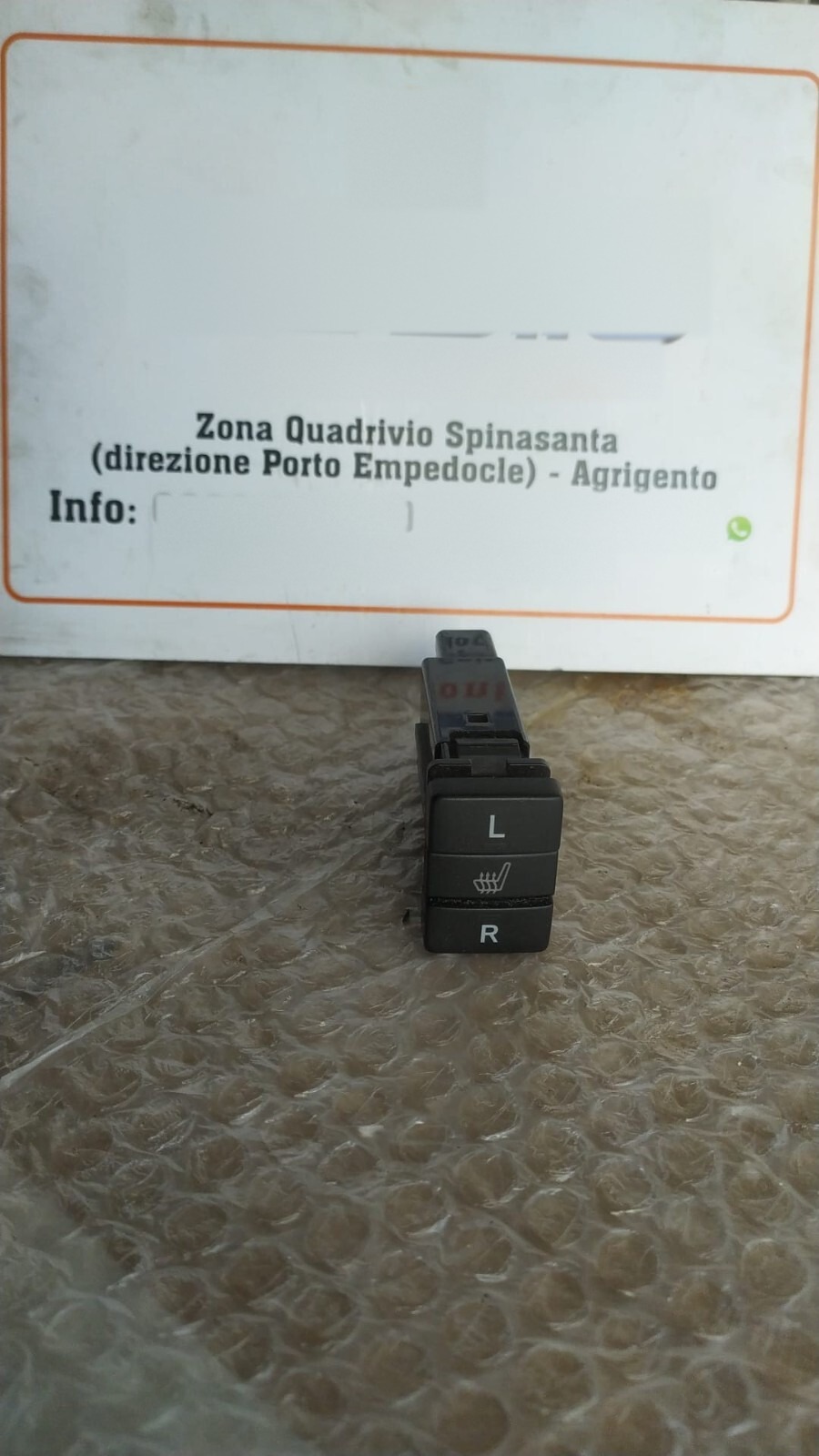 interruttore sedile ant. riscaldabile - Immagine 1 di 4