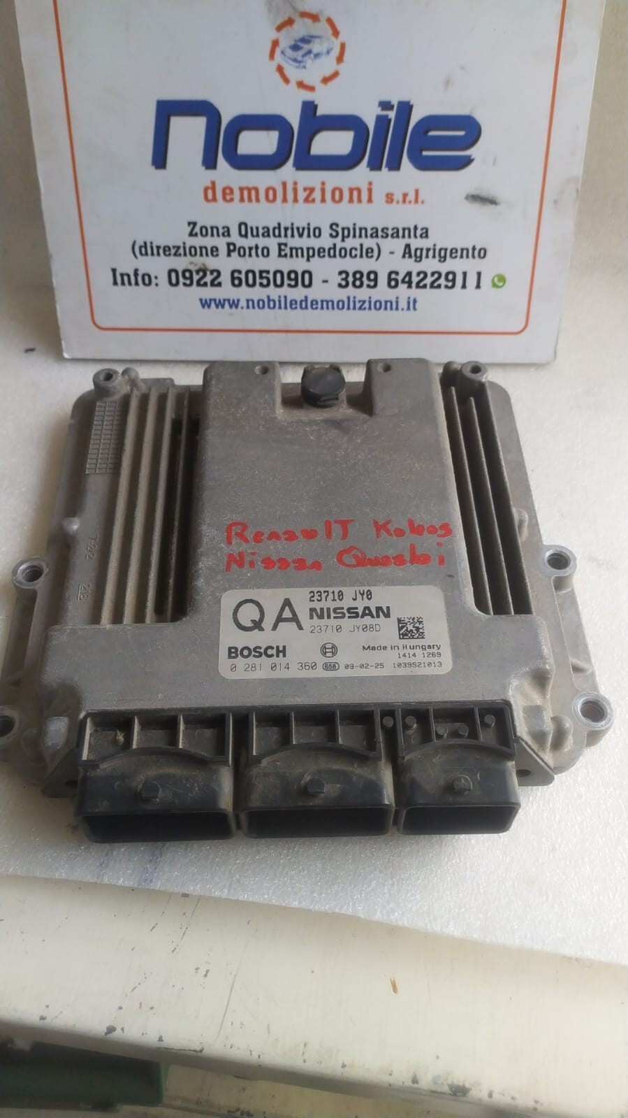 Centralina Iniezione (Renault) 0281014350 Usato