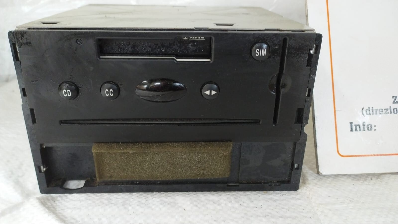 Autoradio Unita Lettore Cd Dvd (Lancia) 5WK78137 Usato
