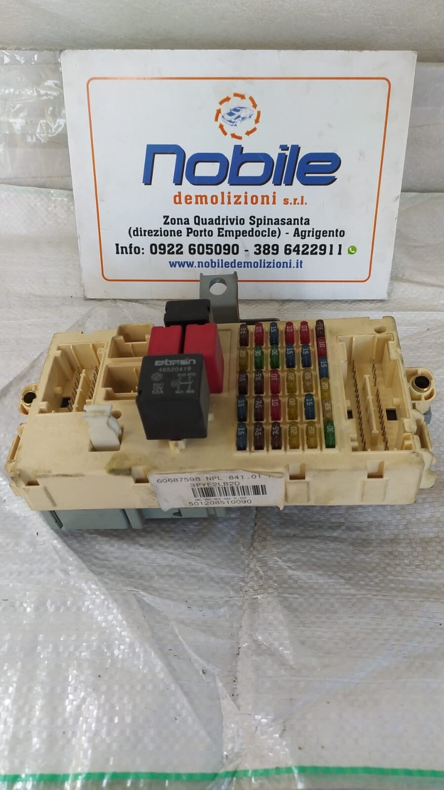 Scatola Fusibili (Lancia) 60687598 Usato