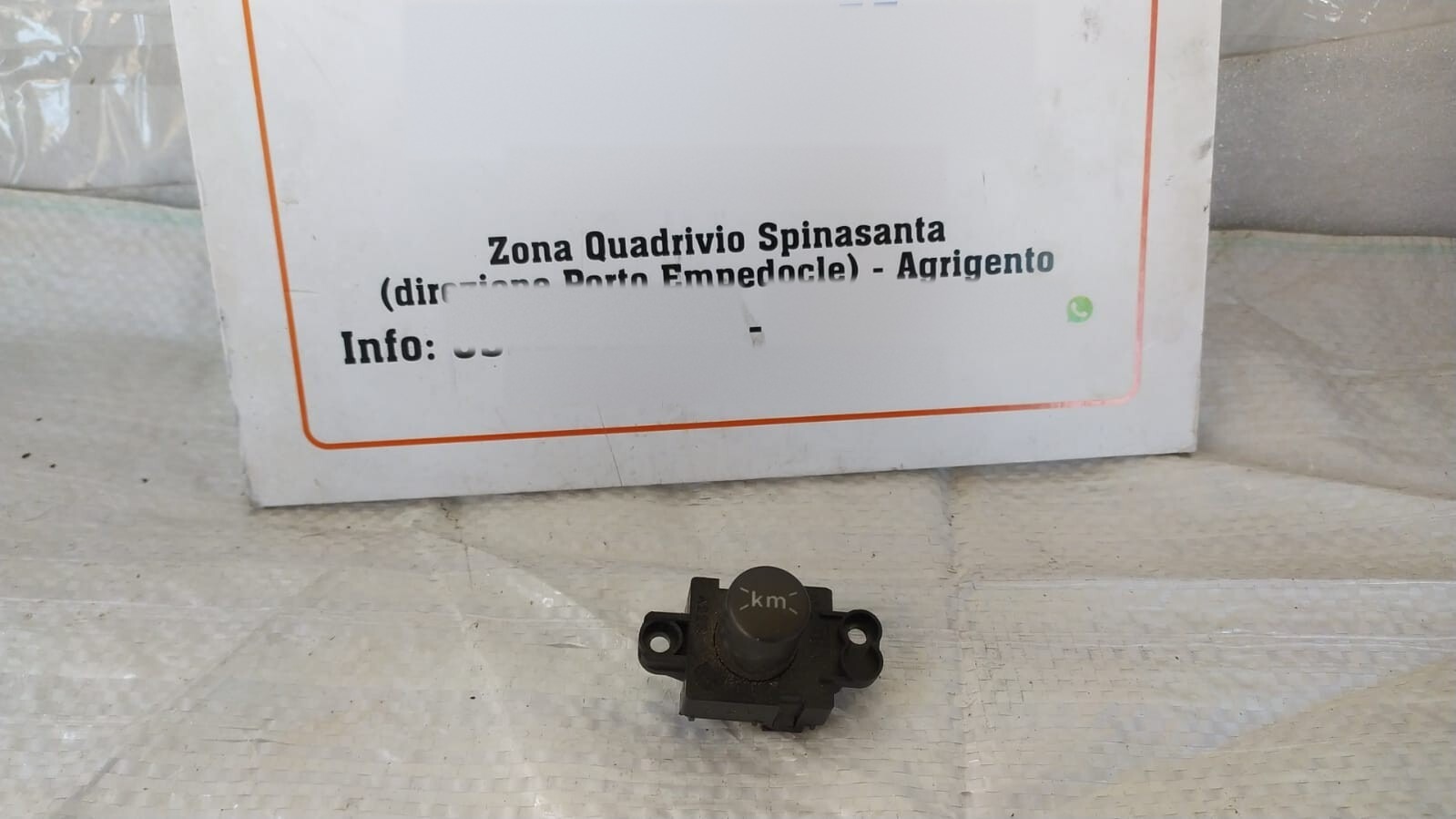 pulsante interruttore km chilometri - Immagine 1 di 4