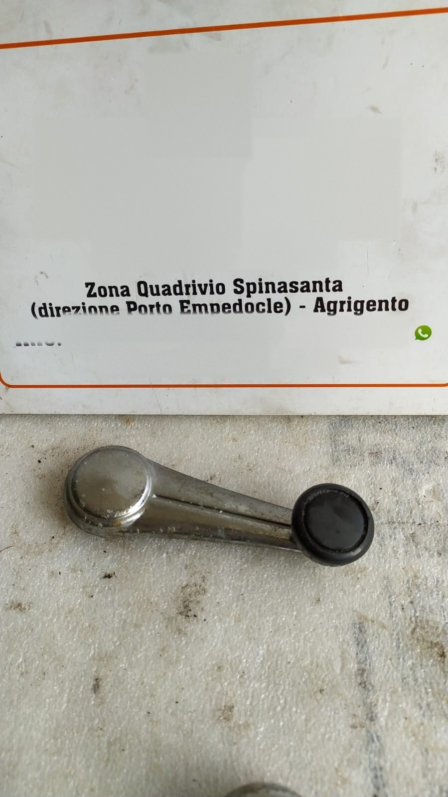 maniglia leva manopola alzavetro alzacristallo - Immagine 1 di 8
