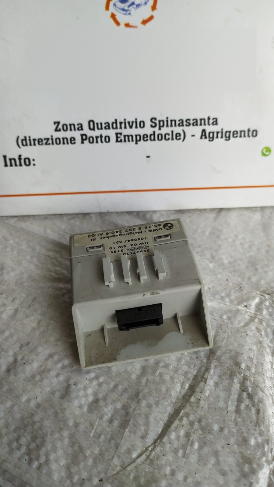 centralina sensore allarme chiusura centralizzata - Immagine 1 di 3