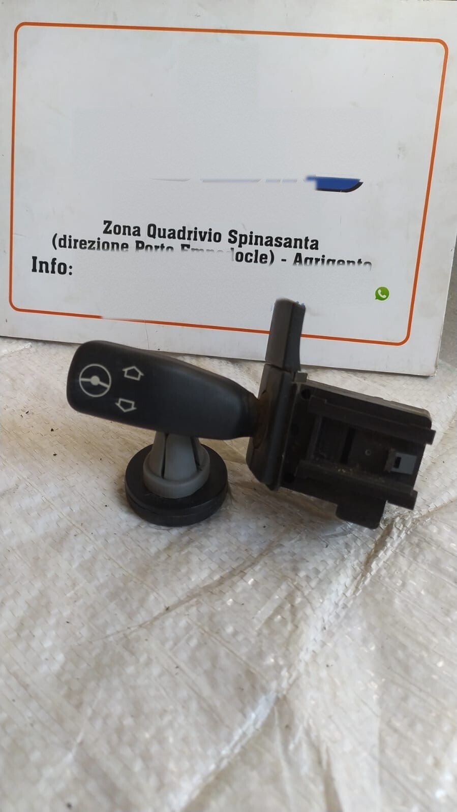 leva interruttore comando controllo cruise control - Immagine 1 di 4