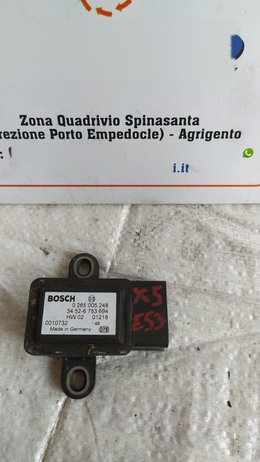 Sensore controllo stabilità ESP - Immagine 1 di 3