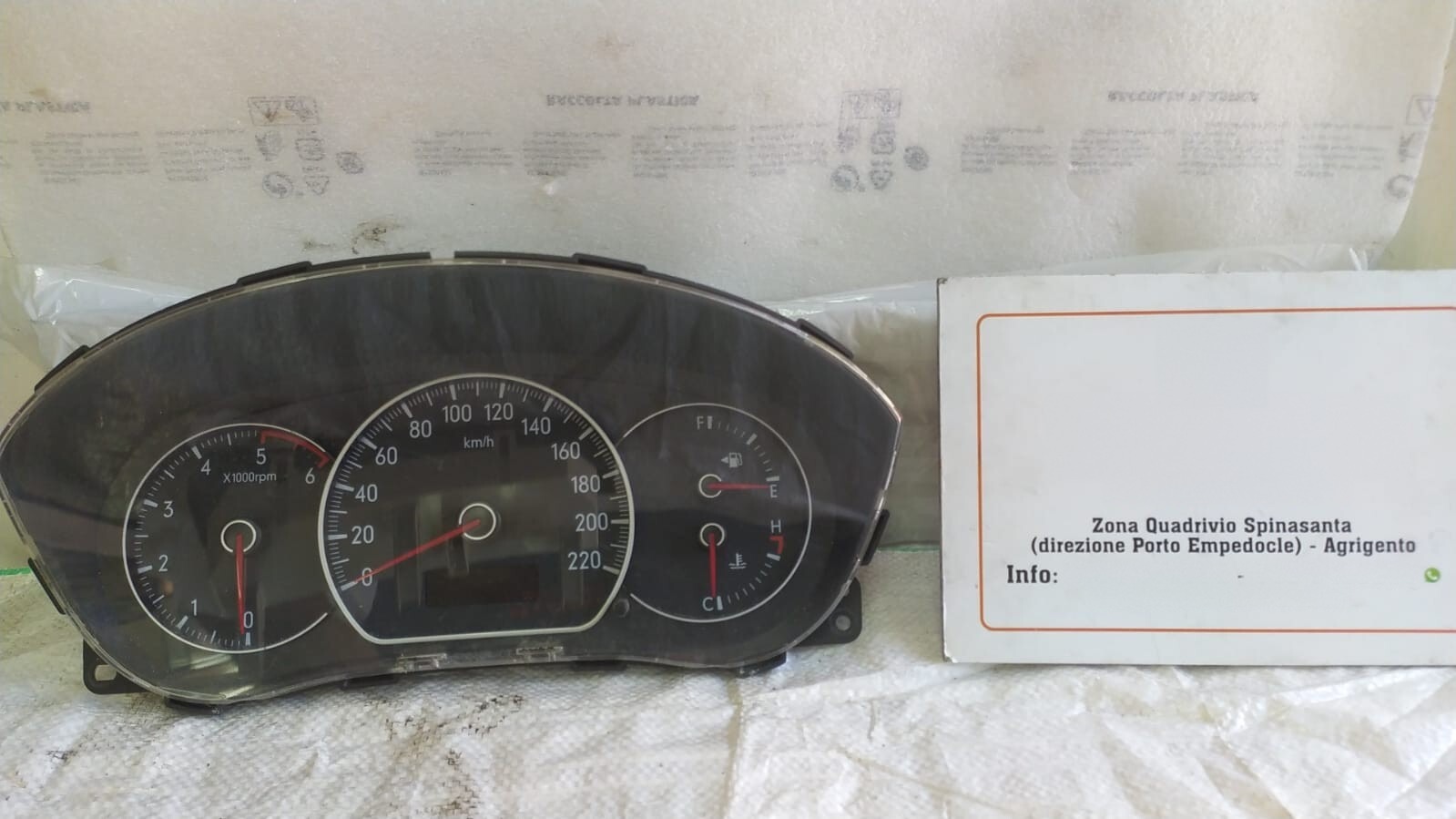 Quadro strumenti compl. - Immagine 1 di 4
