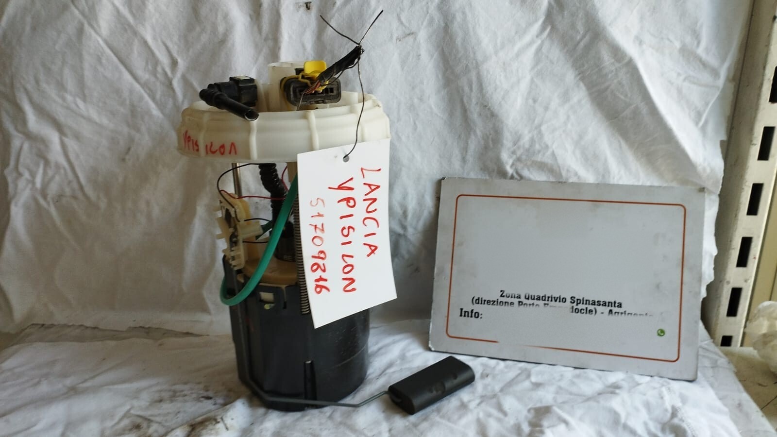 Pompa Carburante C/trasduttore (Galleggiante) (Lancia) 51709816 Usato